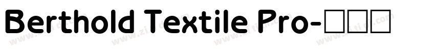 Berthold Textile Pro字体转换